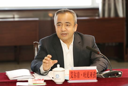 艾尔肯·吐尼亚孜任新疆自治区代主席