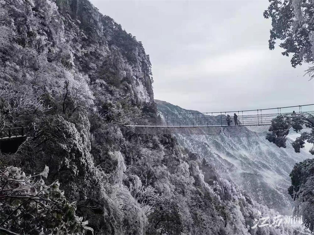 ▲萍乡武功山雪景。摄影|通讯员刘芸池